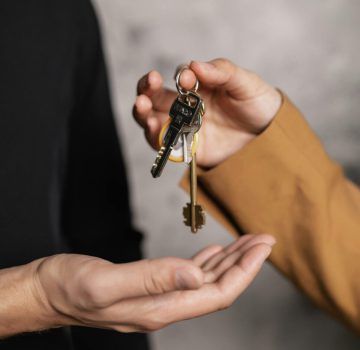 Bild einer Schlüsselübergabe